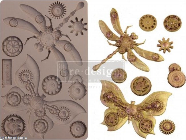 Re Design With Prima Mechanical Insectica 5x8 Inch Mould