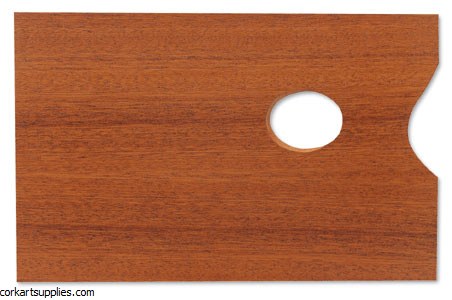 Palette Wood Rectangular 27x41cm