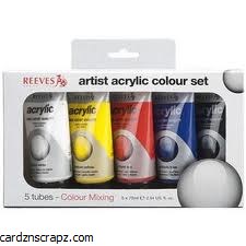 Reeves Acrylic 75ml 5pk Reeves Acrylic 75ml 5pk
