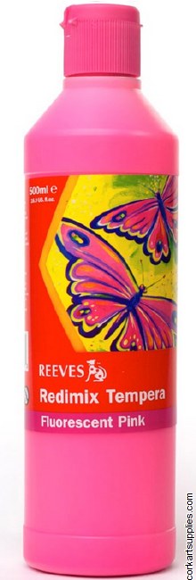 Redimix 500ml Reeves Fluorescent Pink Redimix 500ml Reeves Fluorescent Pink