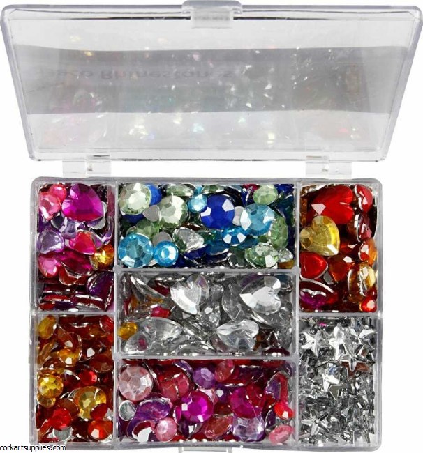 Rhinestone Includes Organiser Case 300pk