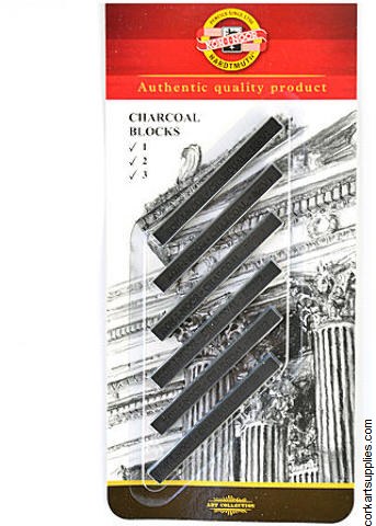 Koh-I-Noor Asst Charcoal 6pk Koh-I-Noor Asst Charcoal 6pk