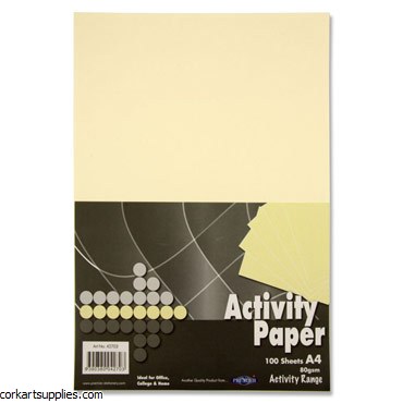 A4 Paper Ivory 80gm 100pk A4 Paper Ivory 80gm 100pk