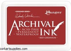 Archival Ink Pad Red Geranium