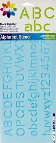 Stencil Block Alphabet 2" Appx Stencil Block Alphabet 2" Appx