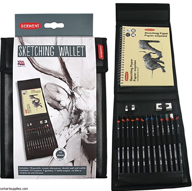 Derwent Sketching Wallet 17pk Derwent Sketching Wallet 17pk