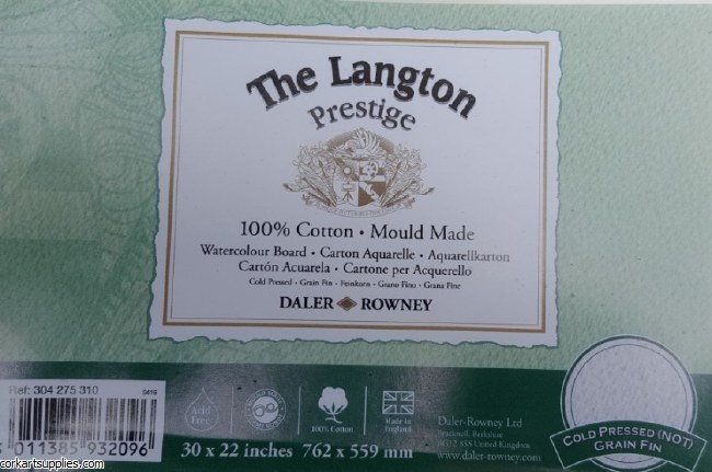 Langton Watercolour Board Not 30x22 Langton Watercolour Board Not 30x22