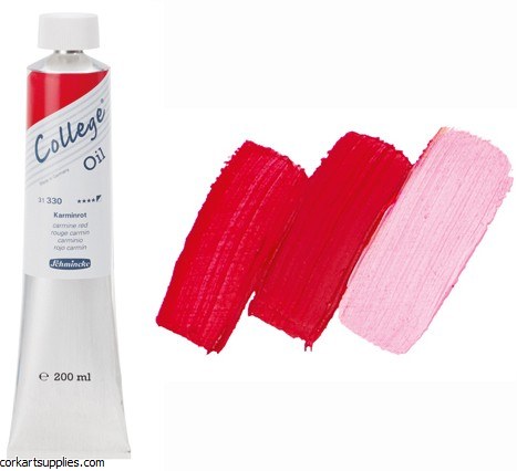 College Oil 200ml Carmine red College Oil 200ml Carmine red
