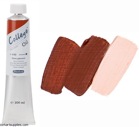 College Oil 200ml Burnt Sienna College Oil 200ml Burnt Sienna