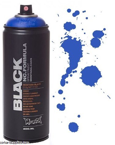 Montana Black Spray Paint Knock Out Blue ⚠️