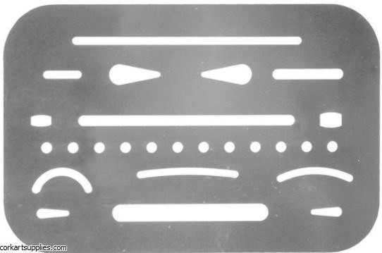 Erasing Shield 2¼ x 3½