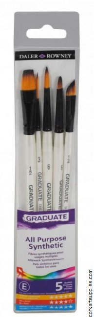 Graduate Brush W/C 5pk