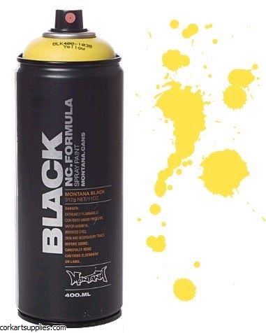 Montana BLACK Spray 400ml - Yellow