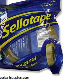 Tape Sellotape Clear 18mm x66m