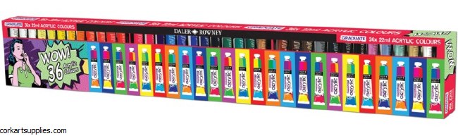 Graduate Acrylics 22ml 36pk