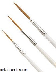 Brush Liner Synthetic Asst 3pk