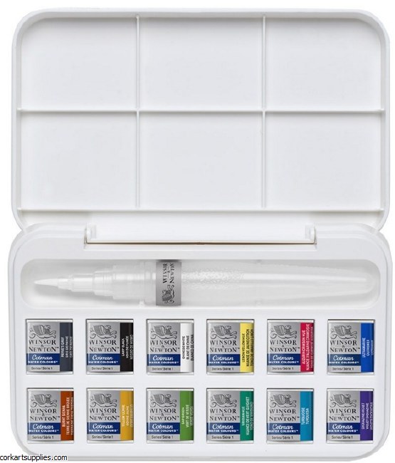 Cotman Set 12pk With Waterbrush