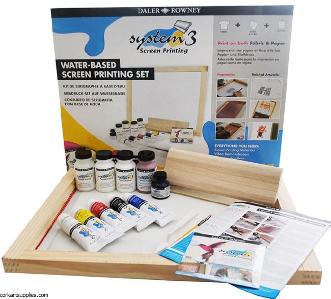 Daler Rowney Screen Printing Set System 3 Acrylic