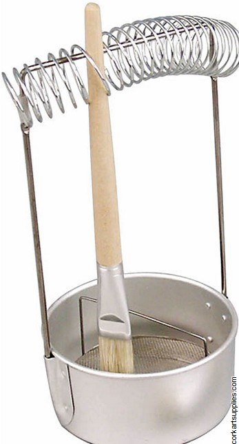 Brush Cleaner Aluminum 10cm