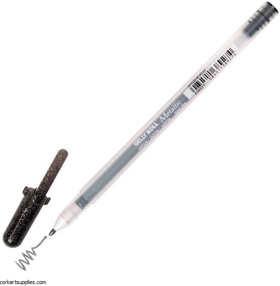 Sakura Gel Pen Metallic Black