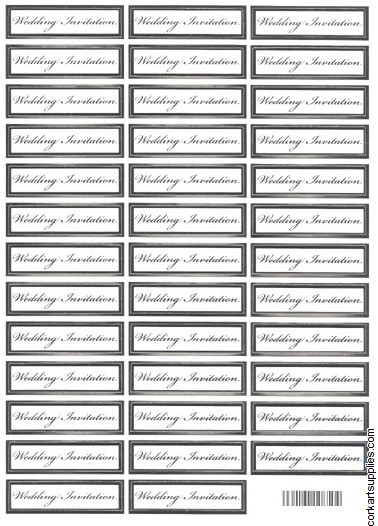 Decoupage A4 Wedding Invite Silver 38pk Decoupage A4 Wedding Invite Silver 38pk