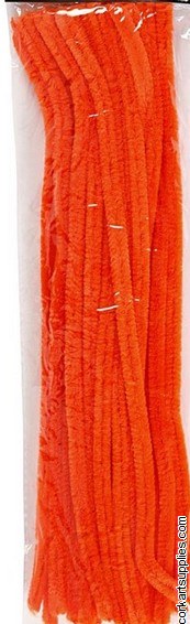 Pipe Cleaner 12"/6mm Orn 50pk^ Pipe Cleaner 12"/6mm Orn 50pk^