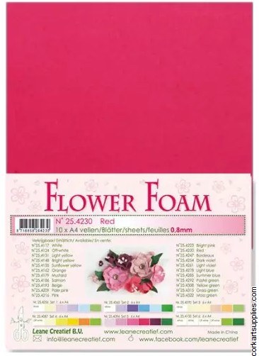 Flower Foam Red