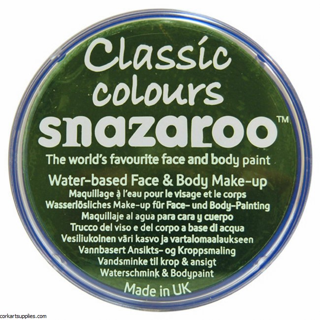 Snazaroo 18ml Dark Green