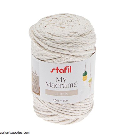 Macrame Cord 4mm 85M Cream