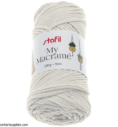 Macrame Cord 3mm 90M Cream