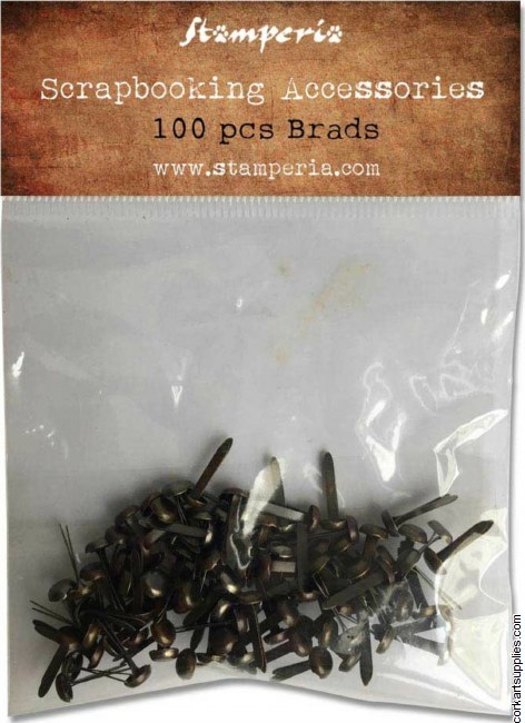 Brads Stamperia 1cm 100pk