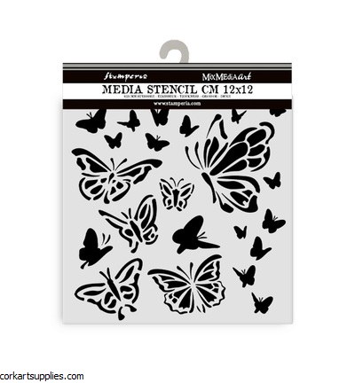 Stamperia Stamperia Thick Stencil 12 x 12 cm ? House of Roses Butterfly