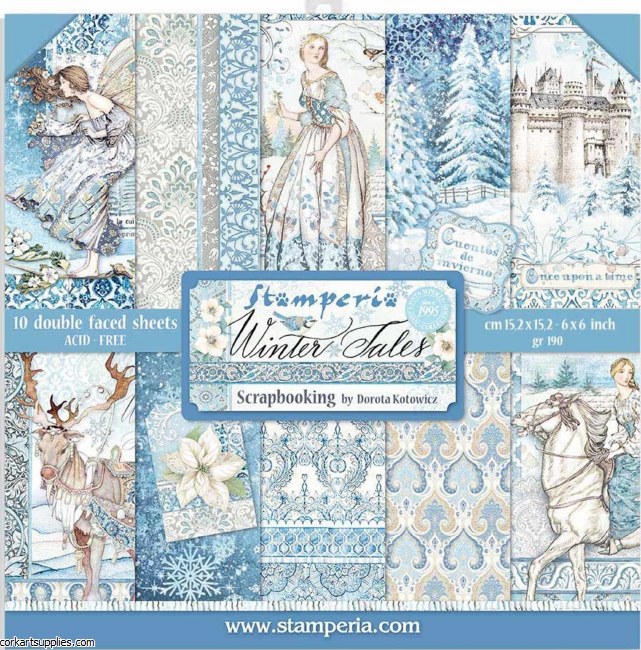 Stamperia Winter Tales 6x6 Inch Paper Pack Stamperia Winter Tales 6x6 Inch Paper Pack