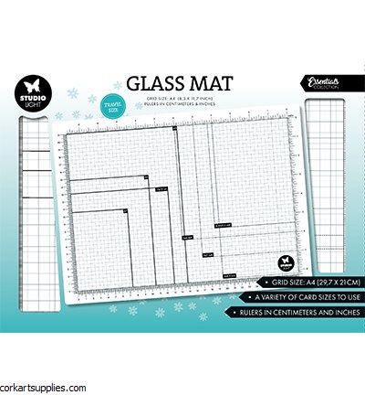 Studiolight Glass Mat A4, Non Magnetic Essentials Nr.01