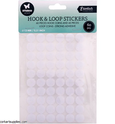Hook & Loop 13mm Coins 100pk