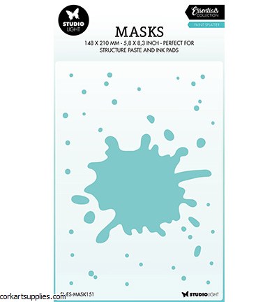 Stencil A5 StudioLight No.151 Paint Splatter