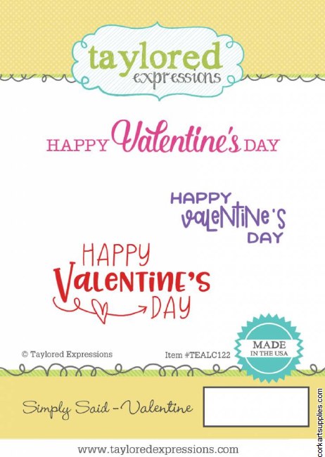 Cling Stamp Valentines Day 3pk Cling Stamp Valentines Day 3pk