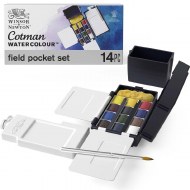 Winsor and Newton Cotman Watercolours Field Box 12 Half Pans