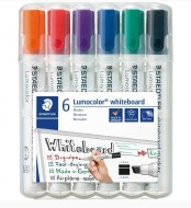 Staedtler Whiteboard Chisel Asst 6pk