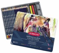Derwent W/Colour Tin 24pk