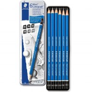 Lumograph Tin Assorted Grades 6 Pack
