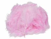 Feathers Marabou 15pk Pink