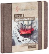 Hahnemuhle Toned Watercolour 200gm Square 14cm 60pg Beige