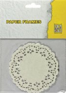 Doilies Rnd White 12.5cm 12pk