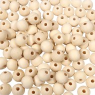 Beads Wood Bare 10mm 100pk
