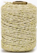 Cord Cotton 2mm 50m Gold Fleck