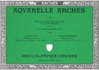 Arches Block 140lb Not 26x18cm/10x07"