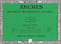 Arches Block 140lb Not 23x31cm/12x9"