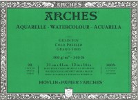 Arches Block 140lb Not 31x41cm/16x12"