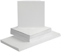 Card/Env 50pk 6x6" 240g White